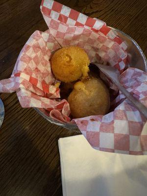 These are some Big Balls. Half bucket of balls (mostly eaten)