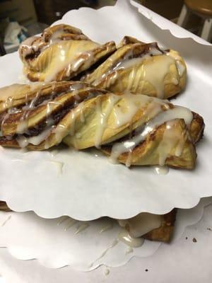 Fresh baked cinnamon twist