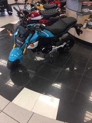 Honda Grom MSX 125 motorcycle.