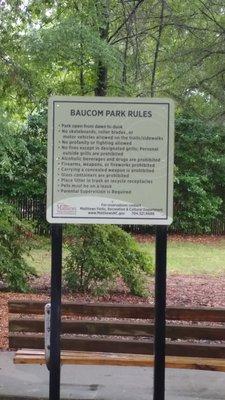 Baucom Park, Matthews NC