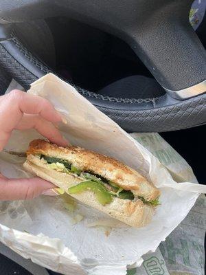 Sandwich from subway