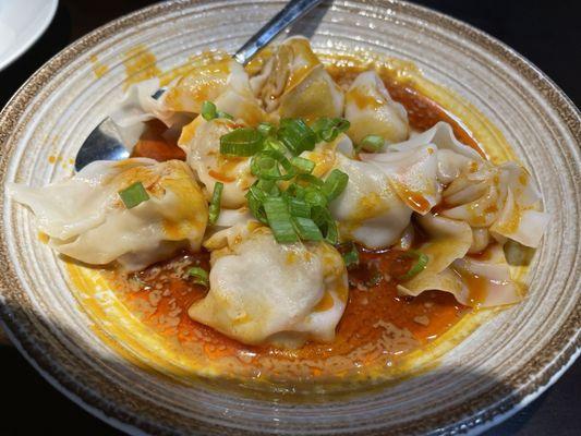 23. Szechuan Spicy Wontons