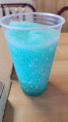 Blue raspberry frozen lemonade