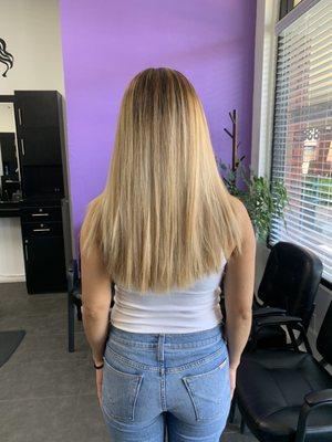 Blonde ombré/ highlight