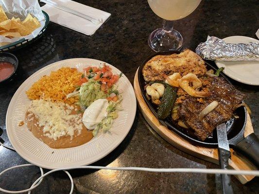 Cookout Fajitas  The Cookout   Parrillada - For 1