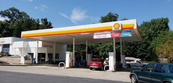 Fuel up at  Shell!