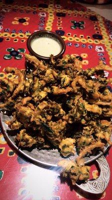 Spinach and Onion Pakora