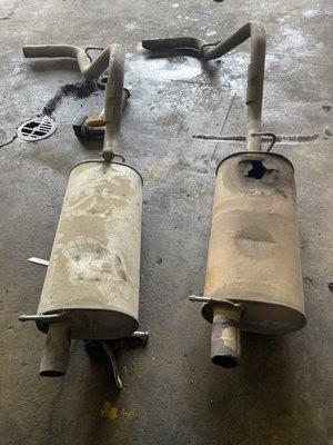 Muffler repalce used or new