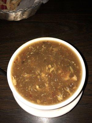 Hot and sour soup.