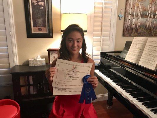 Silver State Competition 2017  Classical Solo Grade7  ***1st place Jaymie Kim  Thank you ms Natalya!