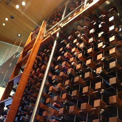 Step into Eddie's Cellar and experience a collection of more than 300 bottles.