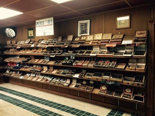 Inside the humidor