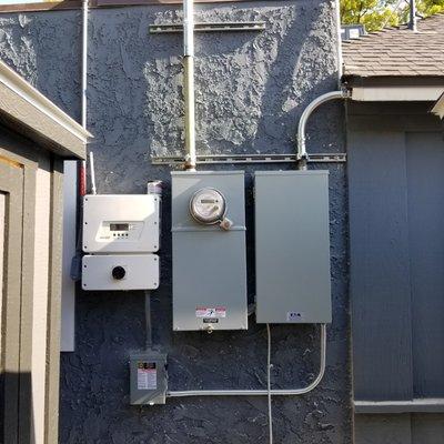 Breaker box relocate with Solar