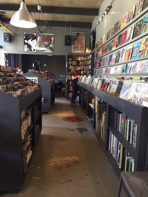 Inside of Rhino Records at 6 North Front Street in Kingston, NY.