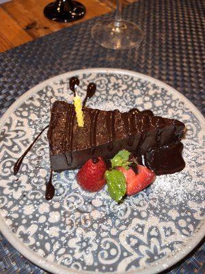 Torta al Cioccolarto Torinese (flourless chocolate cake)