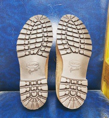 Full vibram resole. Come in today and mention yelp for 10% off any service.