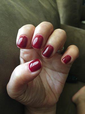 Shellac/Gel done by Patti