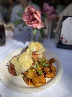 Crab cake Benedict