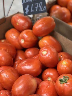 Roma Tomatoes.