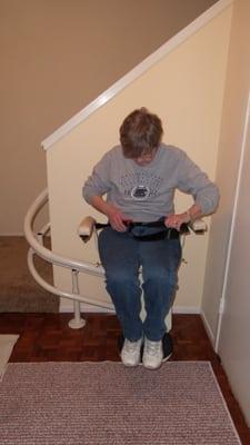 Harmar curve stair lift