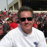 David at Jones Stadium in Lubbock, Texas. Guns Up Red Raiders!