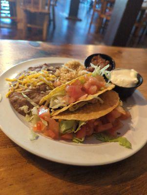 Taco Tuesday platter. I am a fan of the venue and will come again for other favorites, but not this.