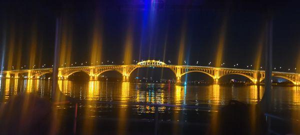 A DAYTONA BRIDGE AS SEEN ON THE SUNSET CRUISE