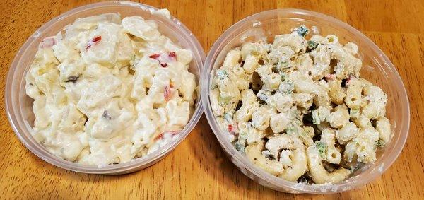 Potato Salad and Mac Salad