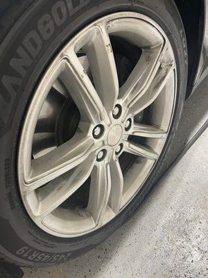 Tires not clean