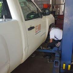 The master mechanic hard at work