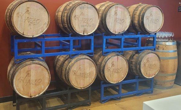 Wine barrels