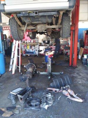 Replacing freeze plugs, 2001 Jeep Cherokee