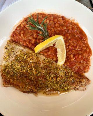 Pistachio Encrusted Whitefish