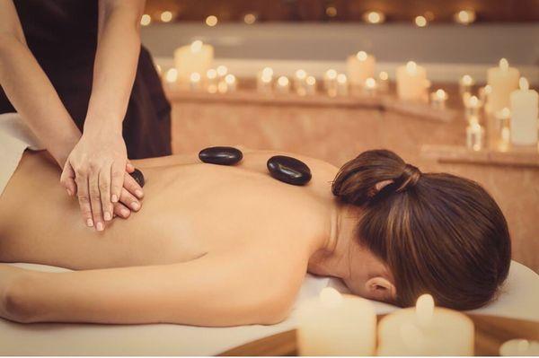 Hot stone massage