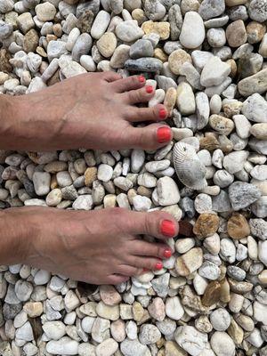 Coral Pedicure