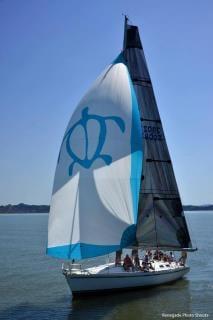 Ohana under sail in San Francisco Bay