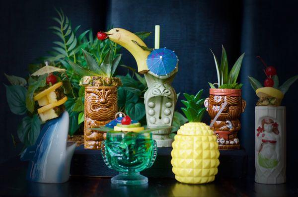 Hot Rocks Signature Tiki Drinks