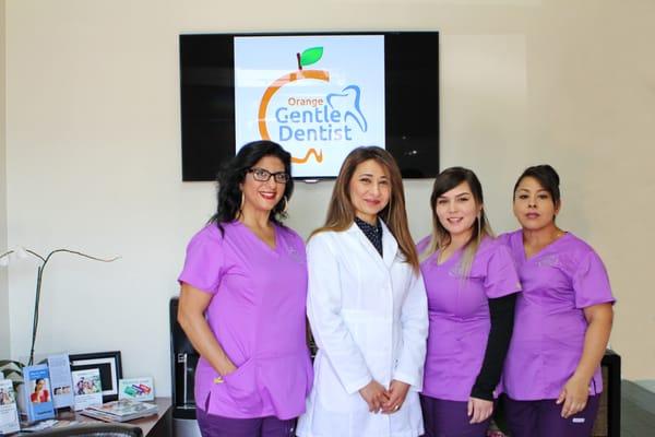 Our goal is to exceed all of your expectations... with a smile  Orange Gentle Dentist  Your Dental Team !