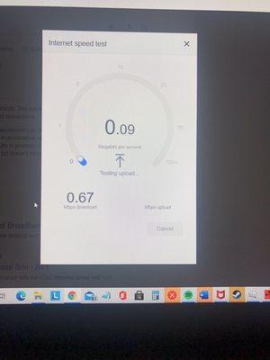 Internet speed test