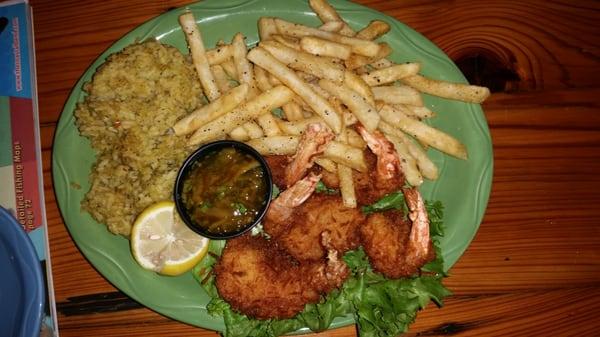 Coconut Shrimp Dinner