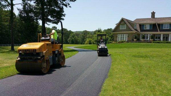 A driveway.