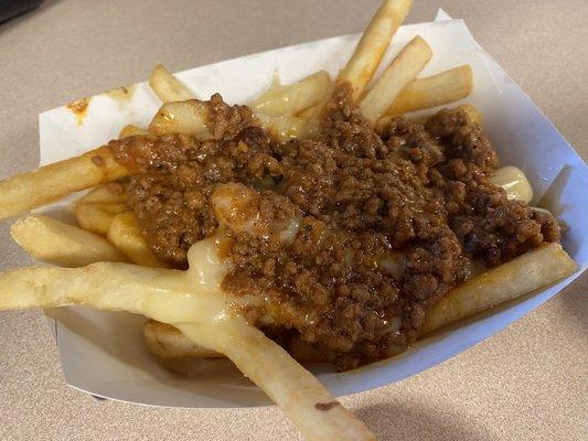 Chili cheese fries.