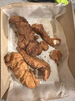 Burnt Chicken Fingers