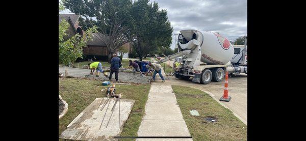 New driveway!