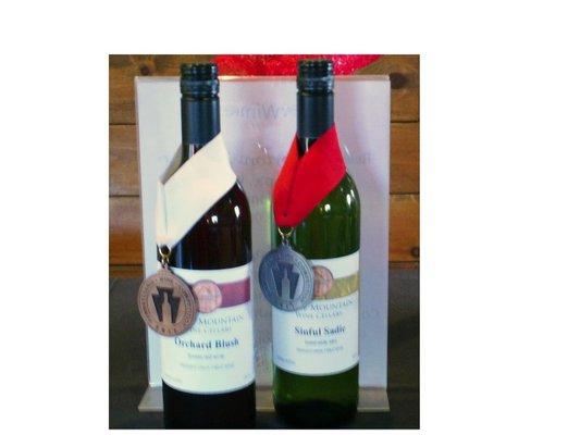 Our 2018 PA Wine Competition Award Winners. Orchard Blush and Sinful Sadie.