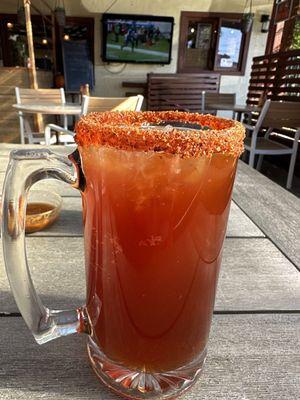 Nothing like fresh Michelada and Niners game. Let's gooooooo.