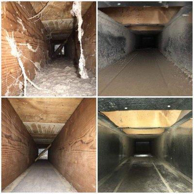 Before & After Air Duct Cleaning