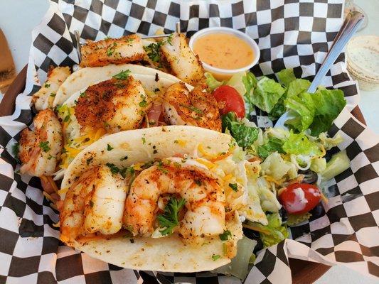 Shrimp tacos!