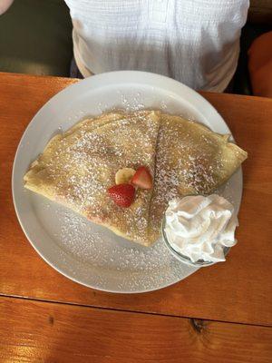 Banana Crepe minus Nutela