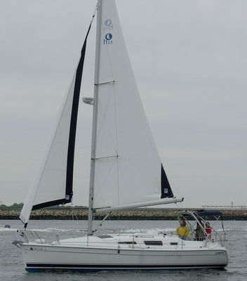 "Unity" sailing in Boston Harbor